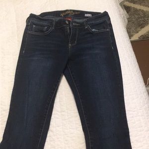 Dark boot cut jeans